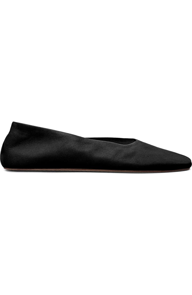 MANGO Ballet Flat, Alternate, color, Black