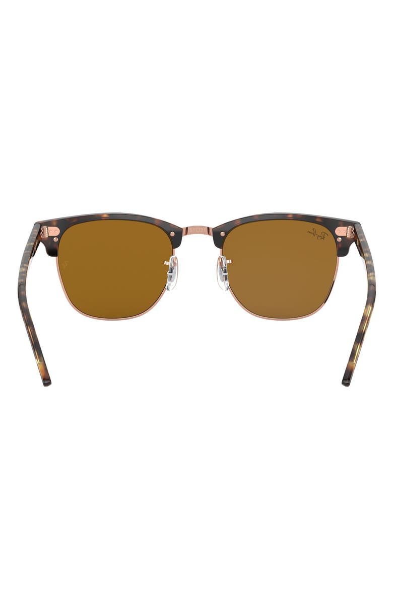 Ray-Ban 49mm Square Sunglasses, Alternate, color, Shiny Havana/ Brown
