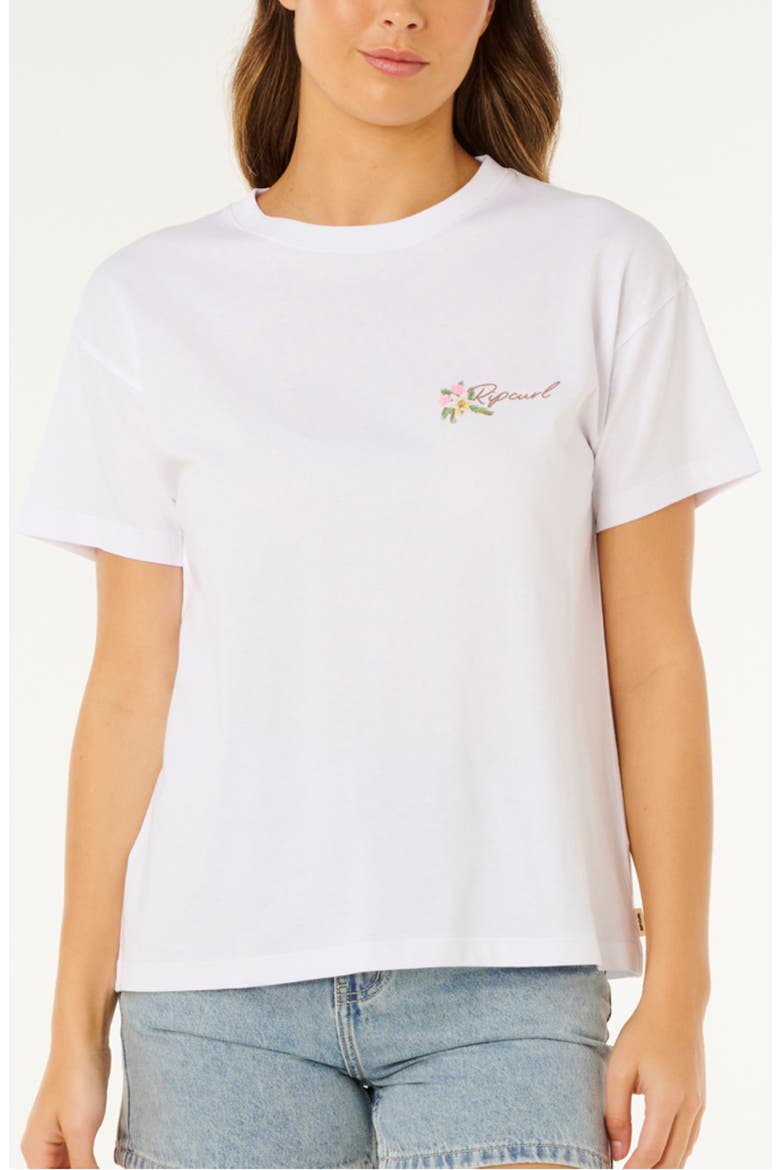 Poolside Relaxed Graphic T-Shirt, Main, color, OPTICAL WHITE