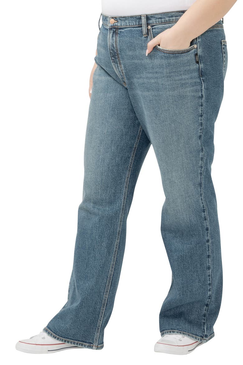 High Waist Wide Leg Jeans, Alternate, color, ACOUSTIC