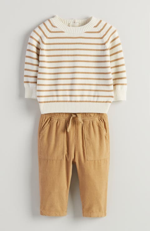 Sweater & Corduroy Pants Set (Baby)