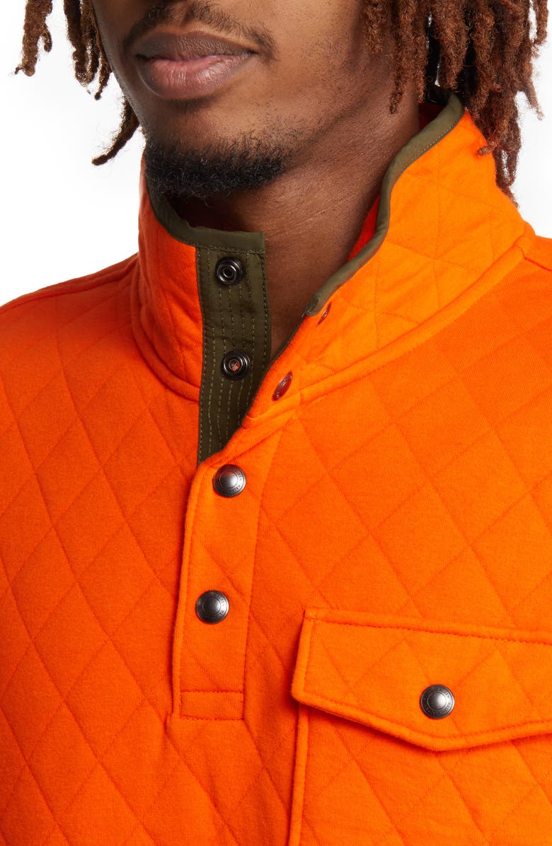Polo Ralph Lauren Quilted Double Knit Quarter Snap Pullover, Alternate, color, 