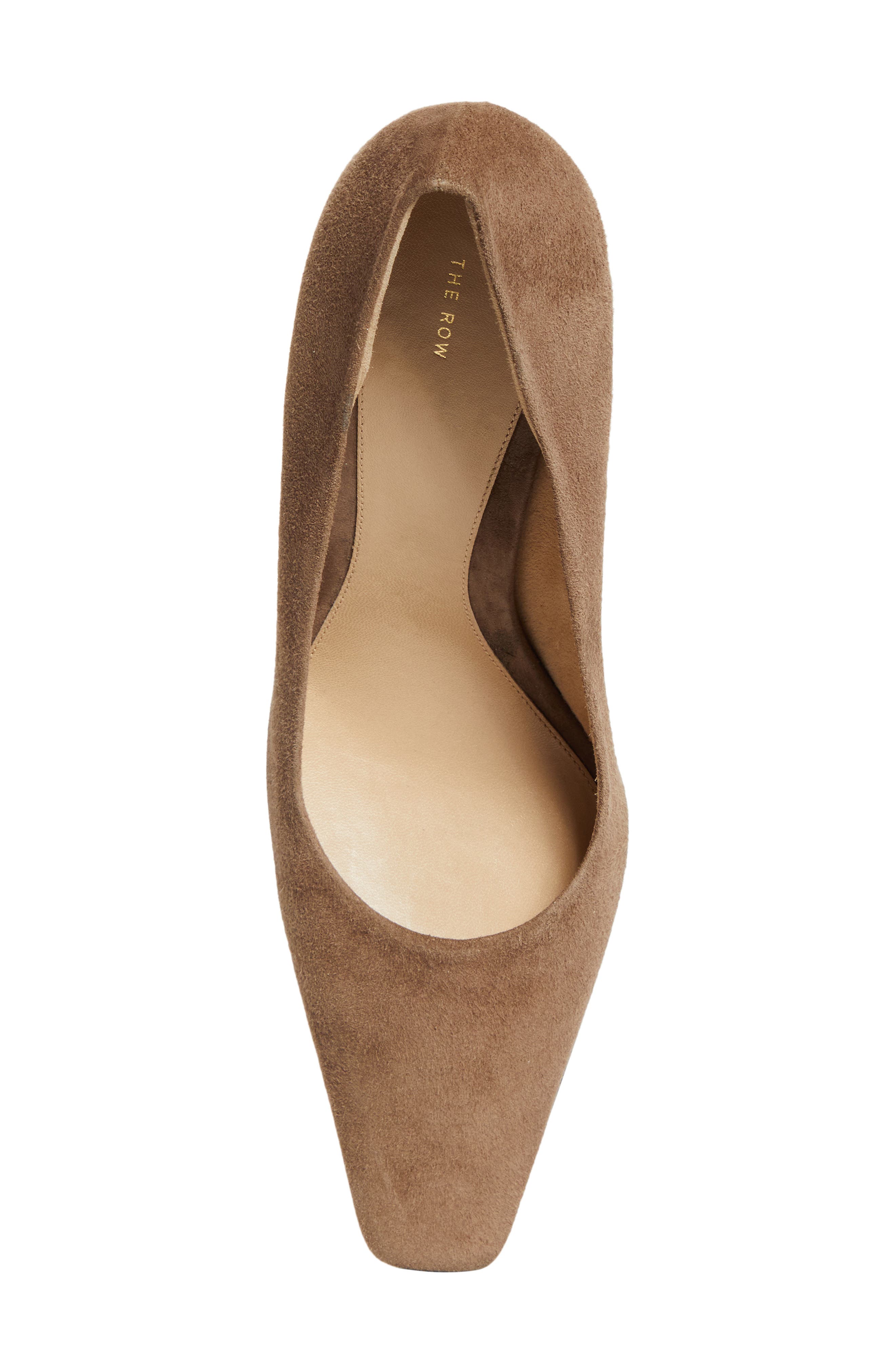 The Row Carla Pump, Alternate, color, Dark Taupe