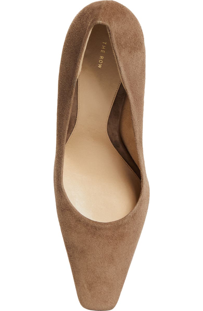 The Row Carla Pump, Alternate, color, Dark Taupe