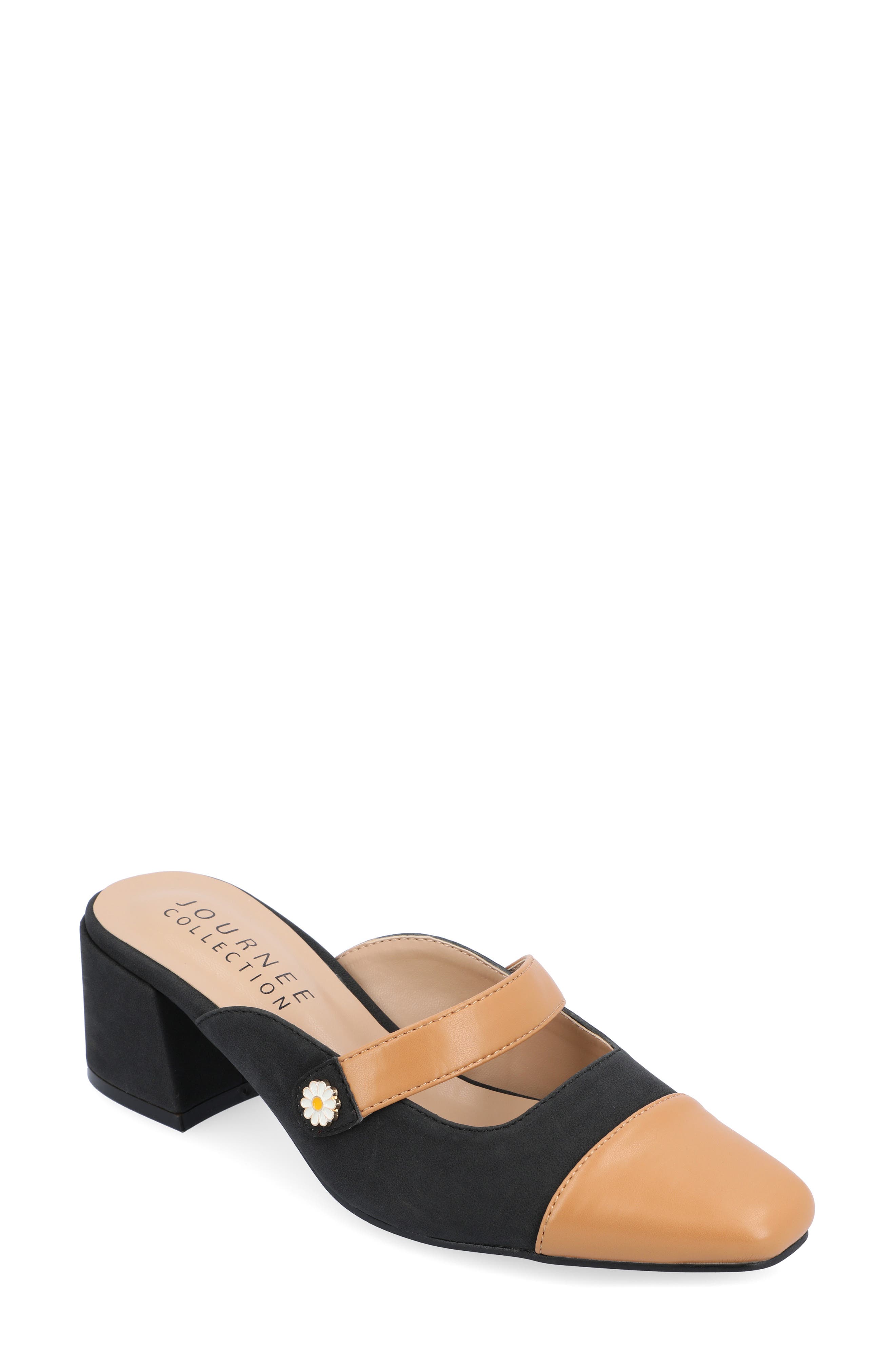 Journee Collection Dalla Pump, Main, color, Black