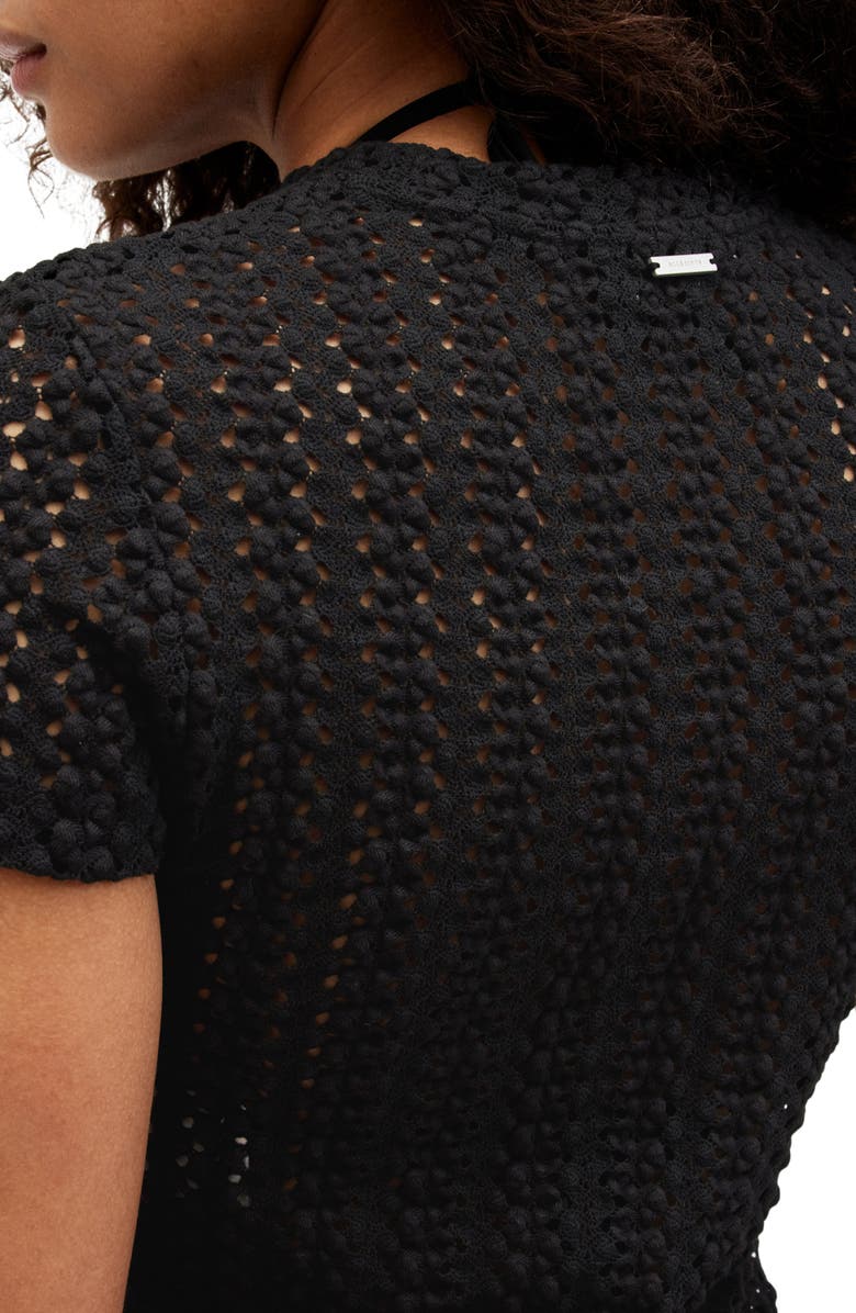 AllSaints Karma Stevie Lace Top, Alternate, color,