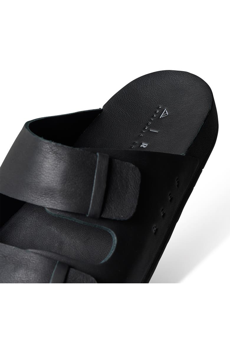 Reef Ojai Two-Bar Slide Sandal, Alternate, color, Black