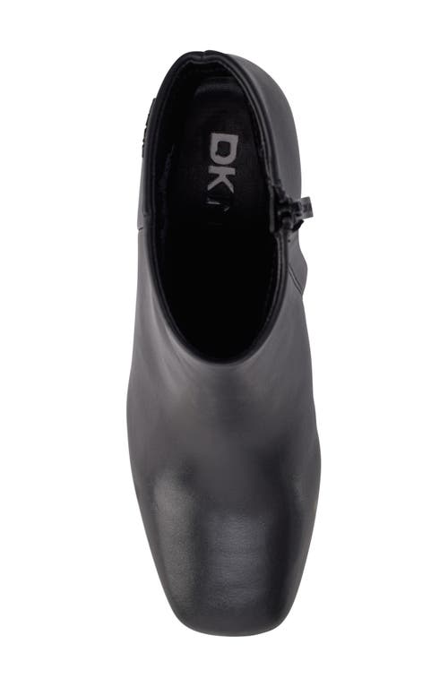 Dkny Caleena Block Heel Bootie In Black