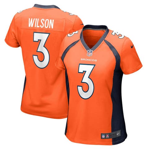 Women's Nike Russell Wilson Orange Denver Broncos Player Jersey