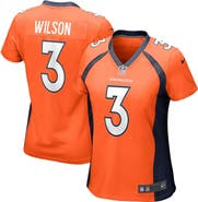 Nike Women's Nike Russell Wilson Orange Denver Broncos Player Jersey