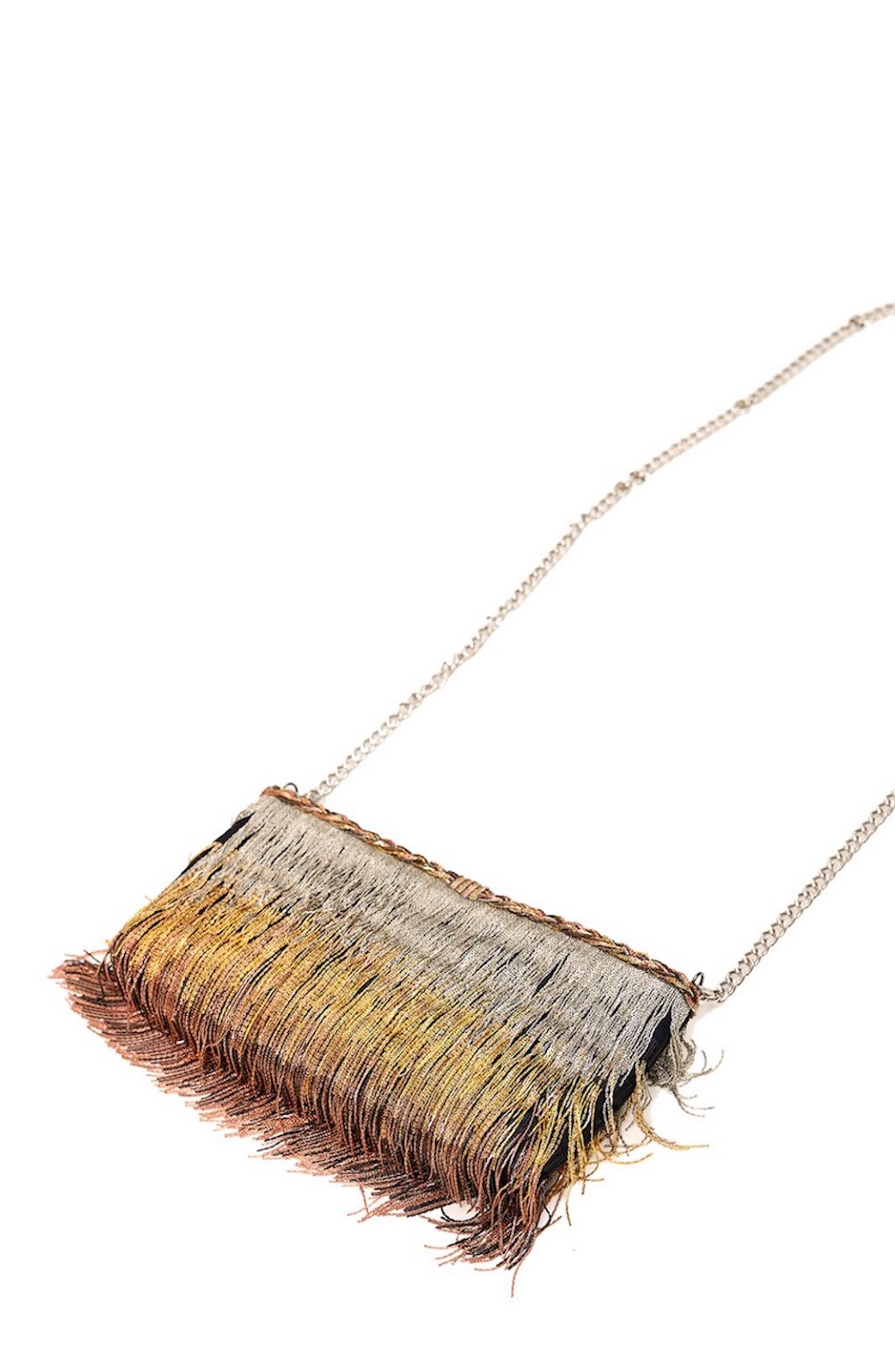 Simitri Ombre' Pouchette, Alternate, color, Gold