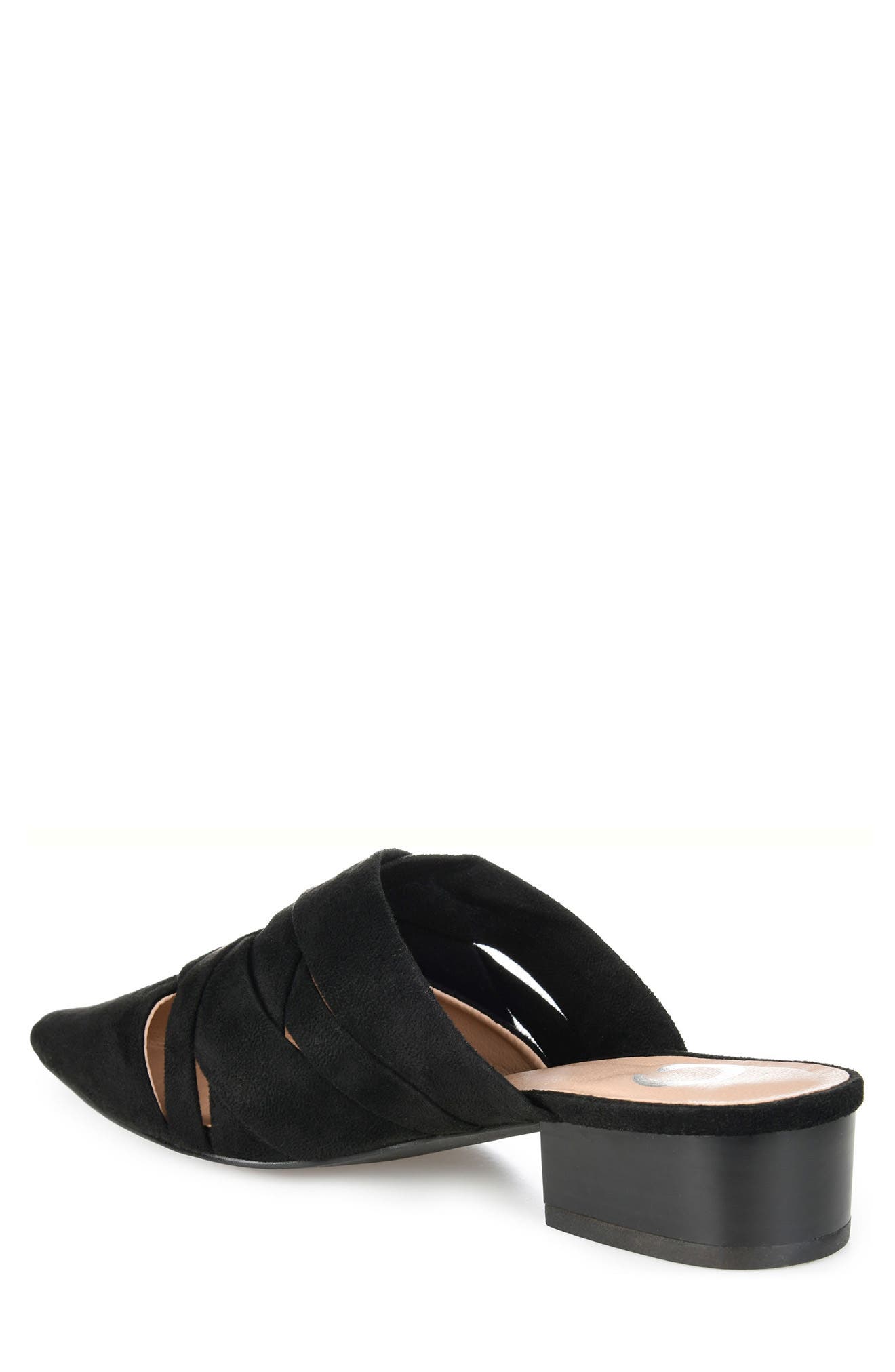 Journee Collection Kalida Pointed Toe Mule, Alternate, color, Black