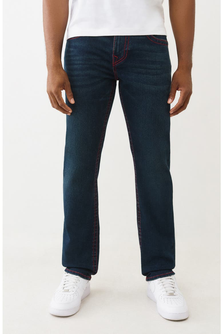 Geno Big T Flap Pocket Slim Fit Jeans, Main, color, DARK MOUNTAINSIDE