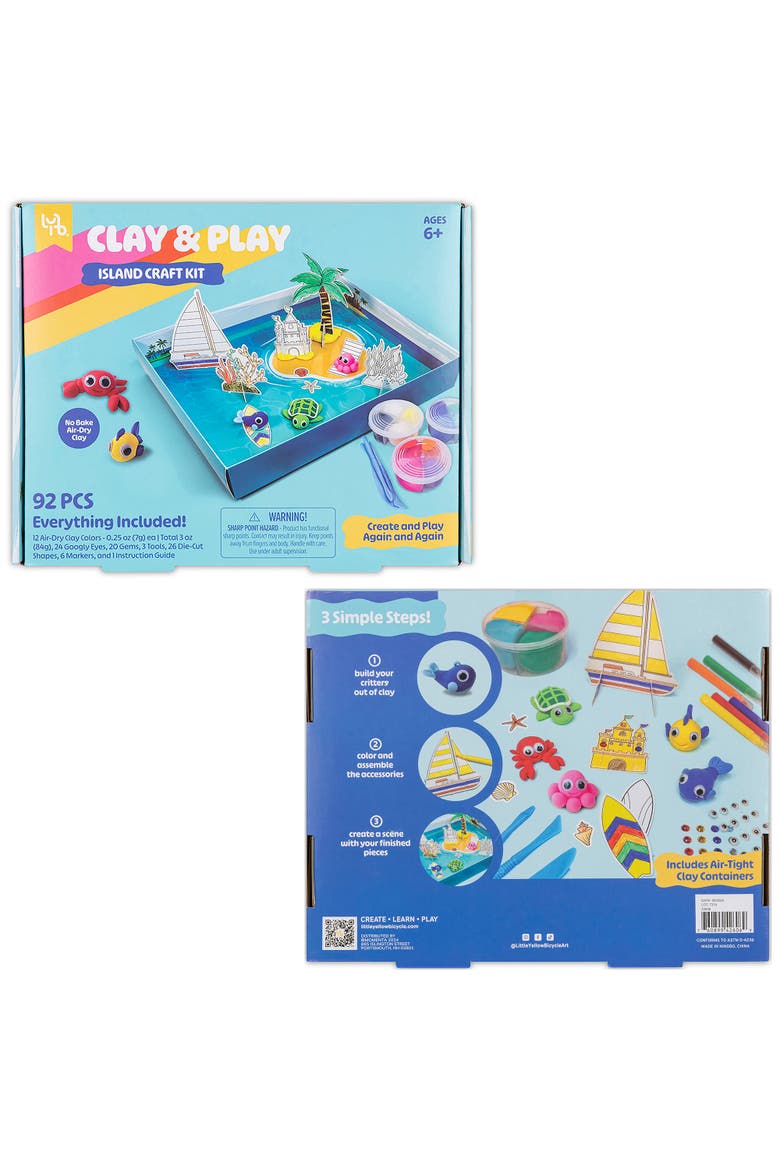 Island Adventure Craft Kit 92Pcs, Alternate, color, Multicolored