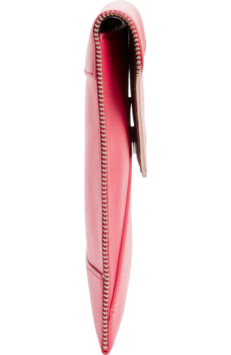 Rebecca Minkoff Leo Leather Envelope Clutch, Alternate, color,