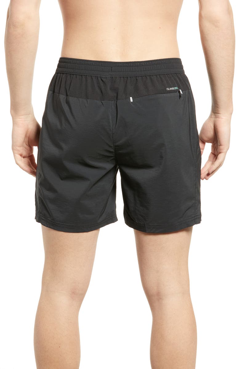 Tommy Bahama Naples Circuit Swim Trunks, Alternate, color, Black