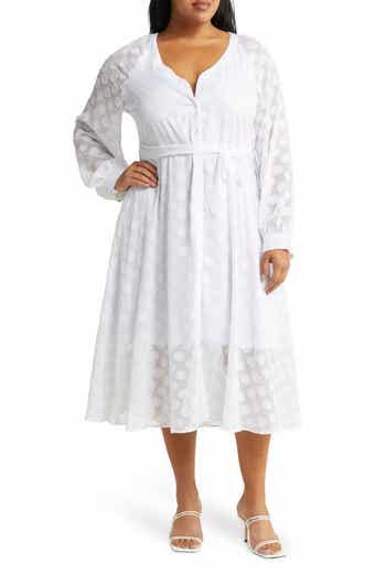 BY DESIGN Party Line Dotted Maxi Dress