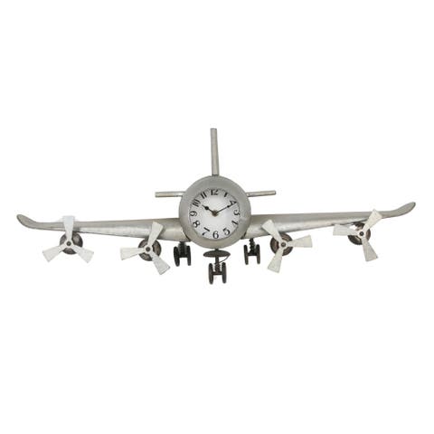 Vintage Airplane Wall Clock