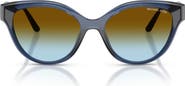 Michael Kors Nagoya 53mm Gradient Cat Eye Sunglasses