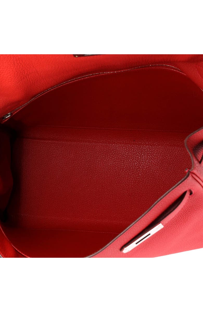 Pre-Owned Hermes Kelly Handbag Red Togo with Palladium Hardware 35, Alternate, color, Geranium