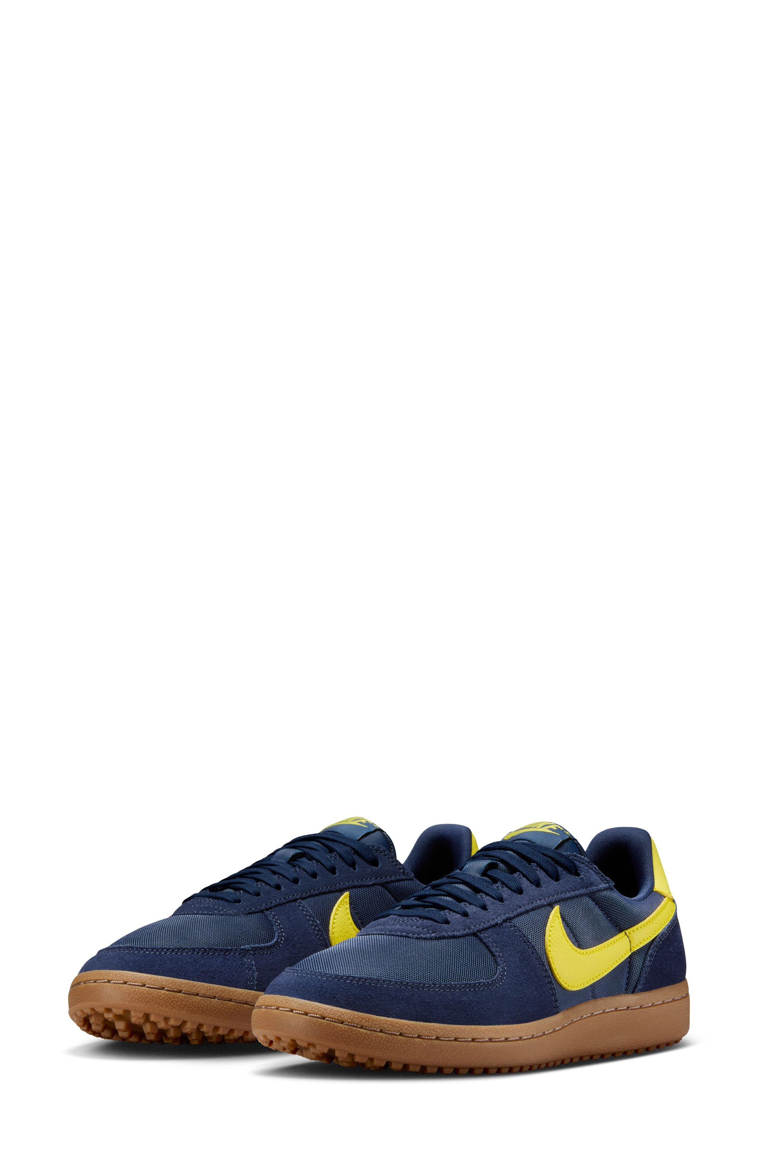 Field General SE Sneaker, Main, color, NAVY/ LIGHTENING/ BROWN
