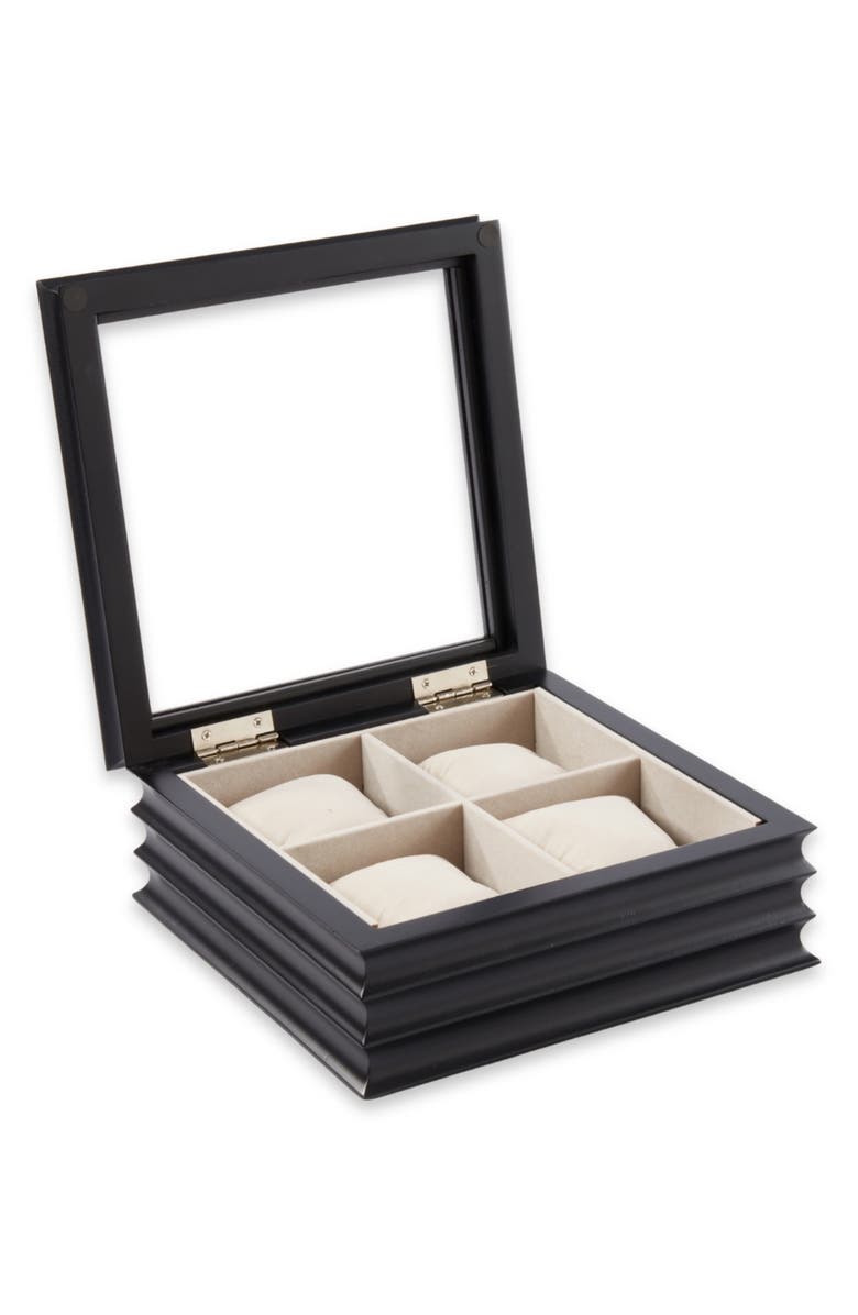 Bey-Berk Bash Wooden Watch Case, Alternate, color, Multi Color