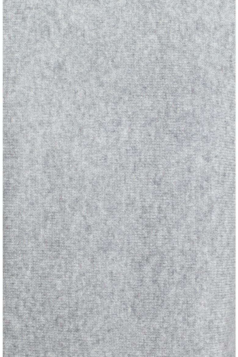 High/Low Cashmere Tunic Sweater, Main, color, HEATHER MEDIUM GREY