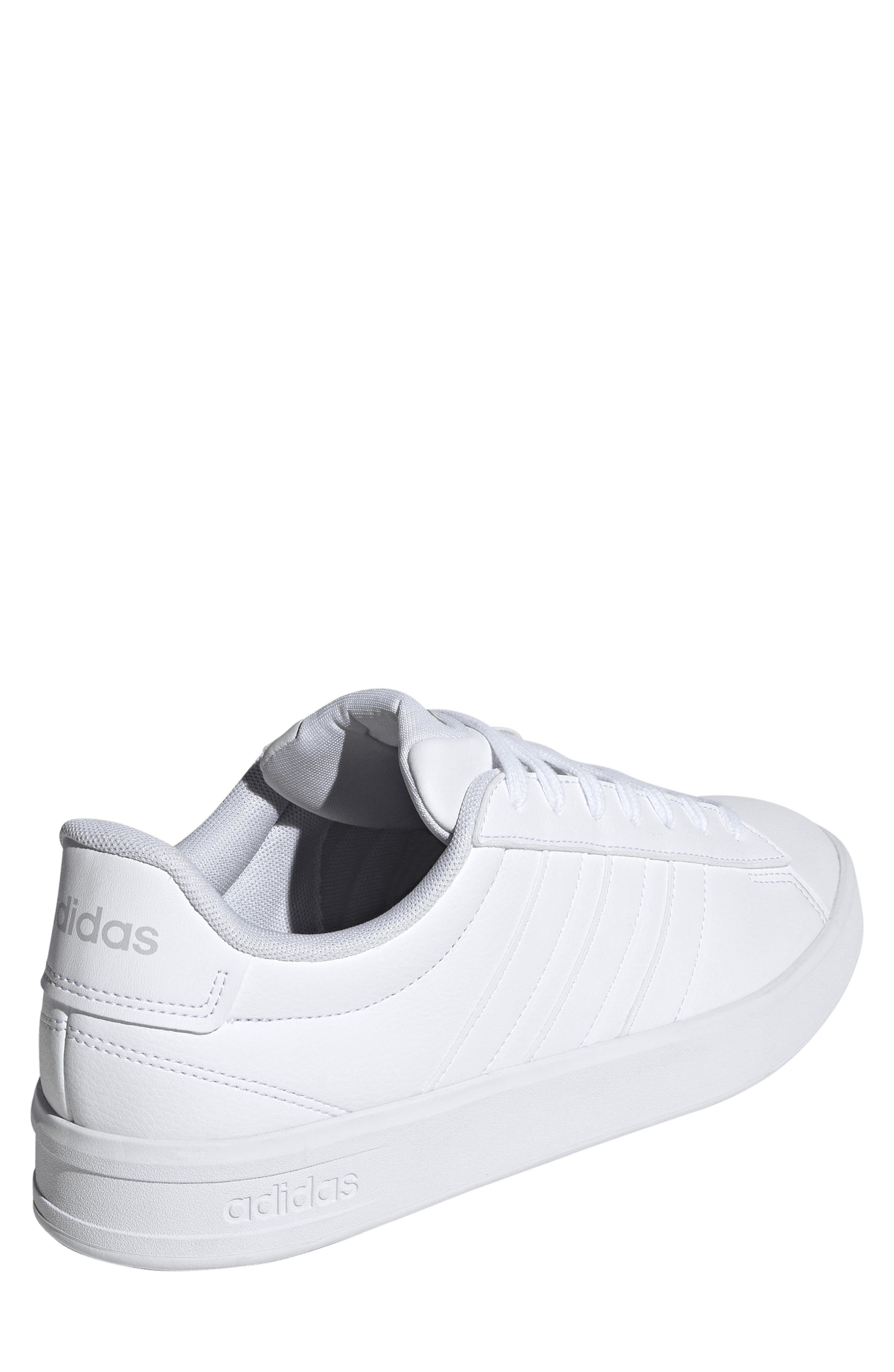 adidas Grand Court 3.0 Sneaker, Alternate, color, White/ White/ Grey Two