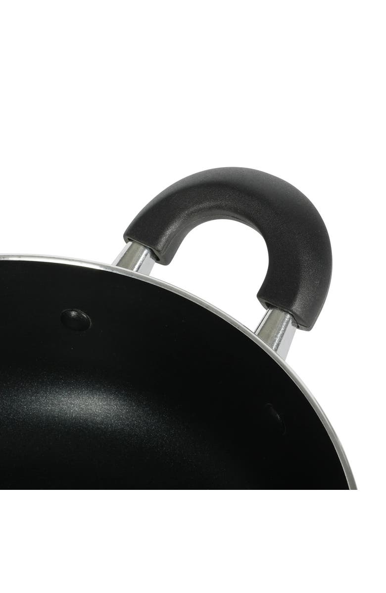 OSTER Clairborne 6.9 Quart Nonstick Aluminum Caldero with Lid, Alternate, color, Black