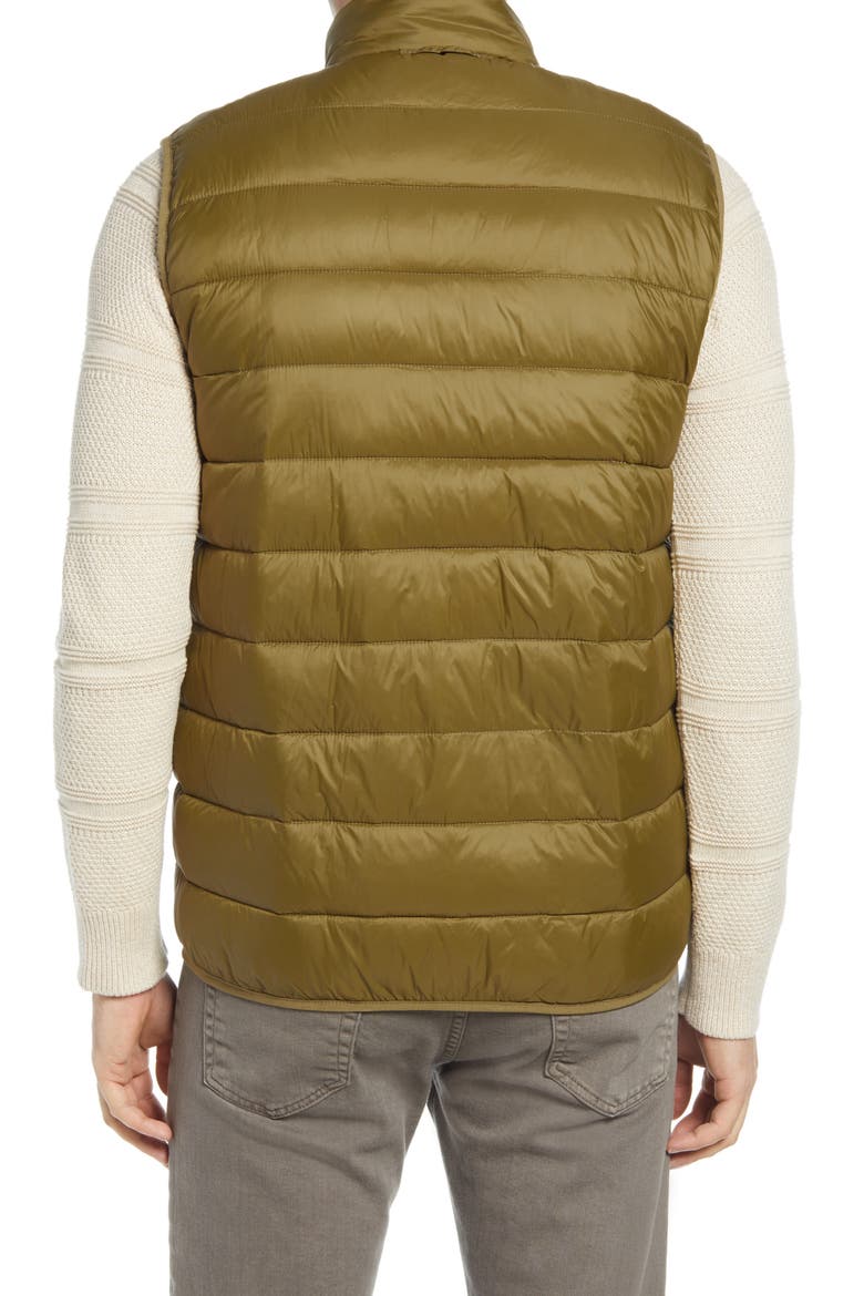 Gretby Quilted Vest, Alternate, color, FIR GREEN