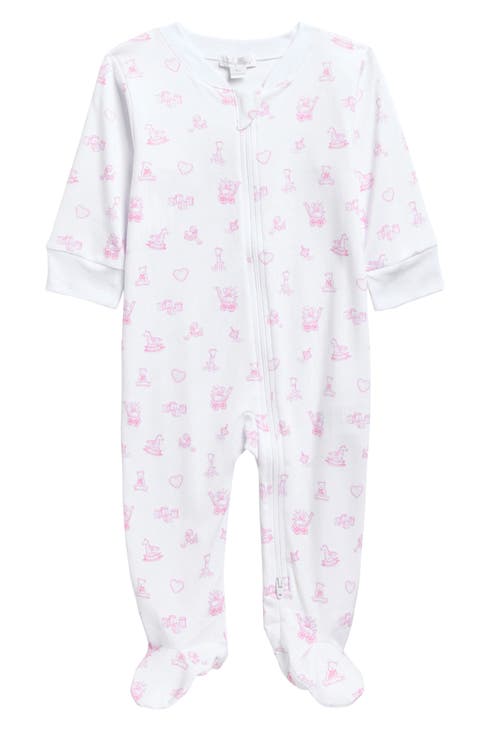 Print Pima Cotton Footie (Baby)