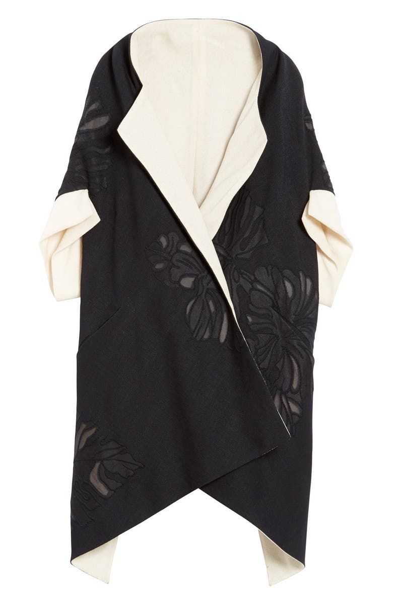 Donna Karan New York Donna Karan New York Reversible Jacquard Kimono Jacket, Alternate, color, 