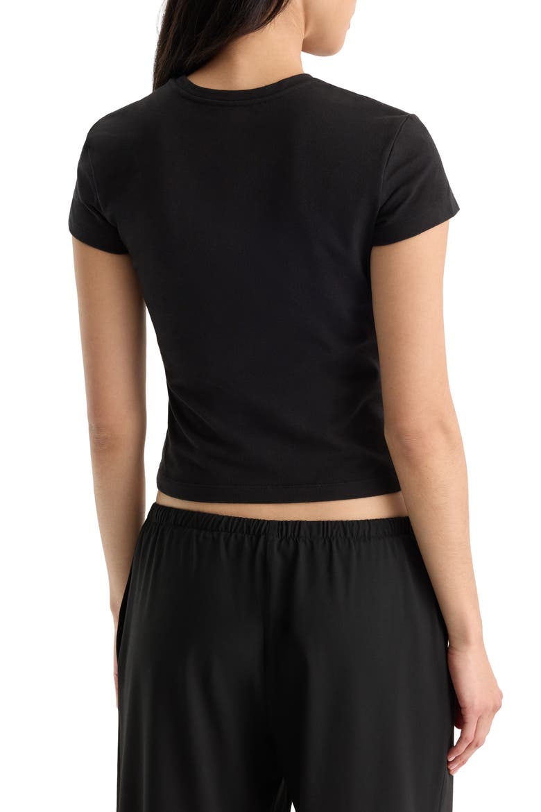 The Cap Sleeve Tee, Alternate, color, BLACK001