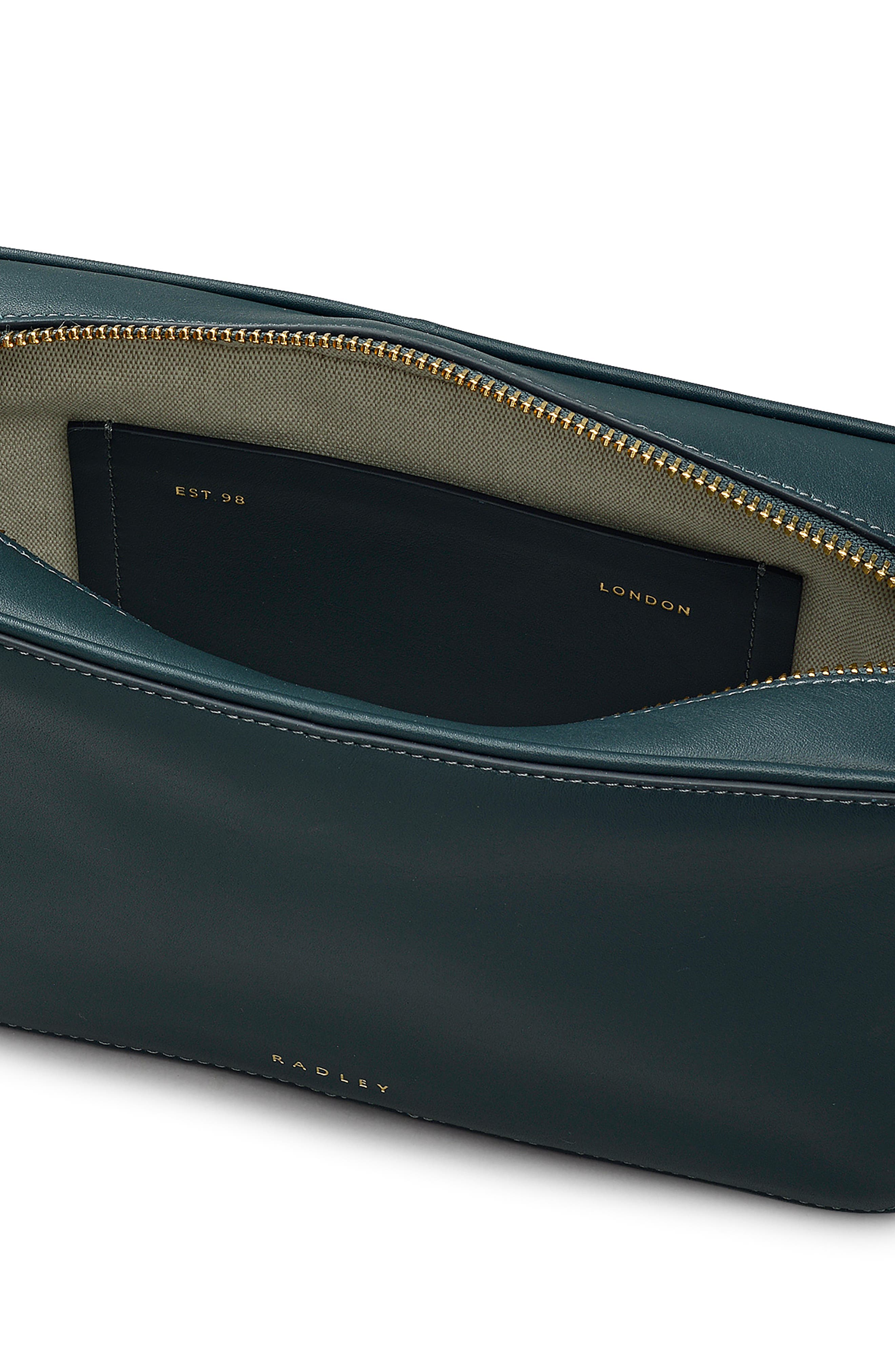 Radley Duchess Close Small Ziptop Crossbody Bag, Alternate, color, Teal