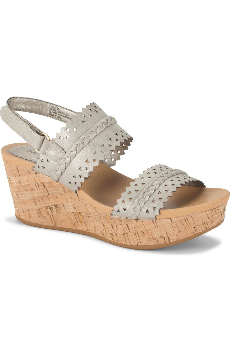 BARETRAPS Rene Slingback Platform Wedge Sandal, Main, color, Champagne