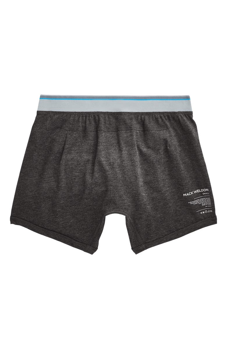 Mack Weldon 18-Hour Jersey Boxer Briefs, Alternate, color, Charcoal Heather