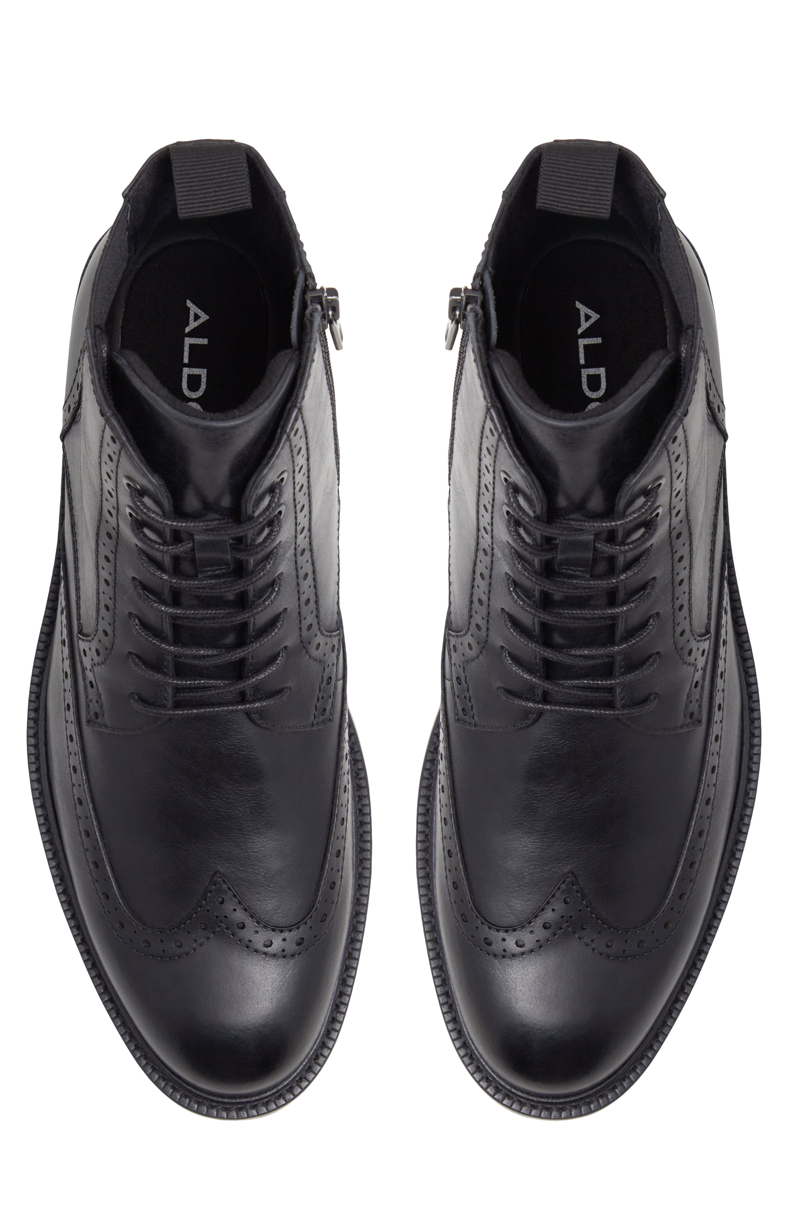 ALDO Toney Waterproof Lace-Up Wingtip Boot, Alternate, color, 