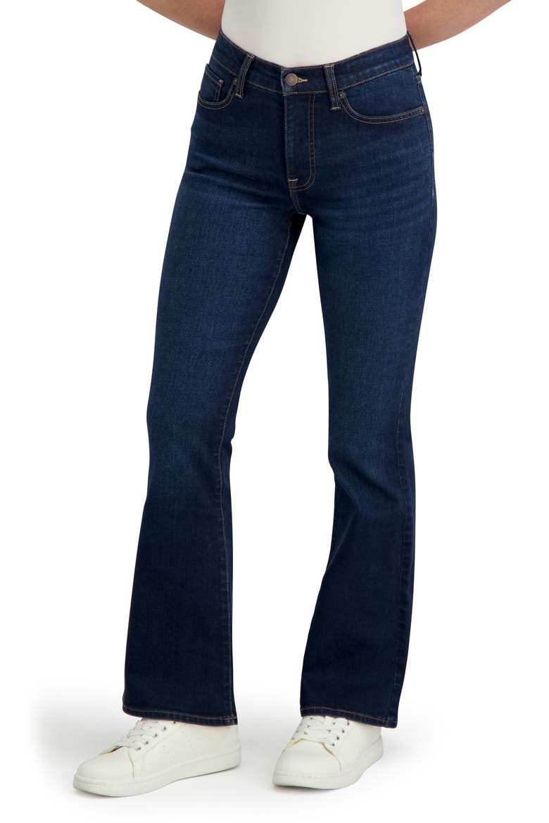 Stevie High Waist Flare Jeans, Main, color, NEWBERRY BLUE