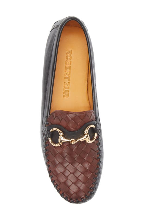 Robert Zur Perlata Loafer In Black/luggage