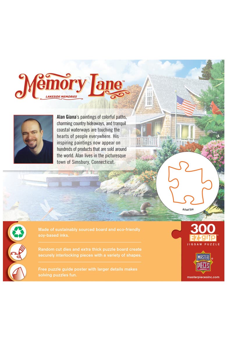 Lakeside Memories 300 Piece Puzzle, Alternate, color, Multicolor