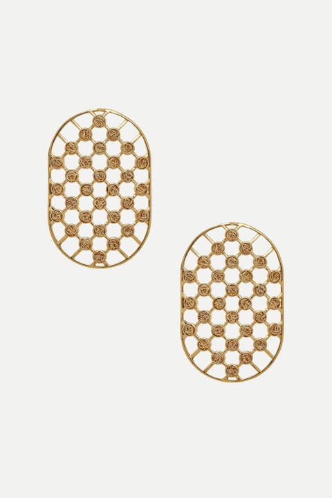 Net Statement Earrings