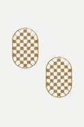 Daniela Millan Jewelry Net Statement Earrings