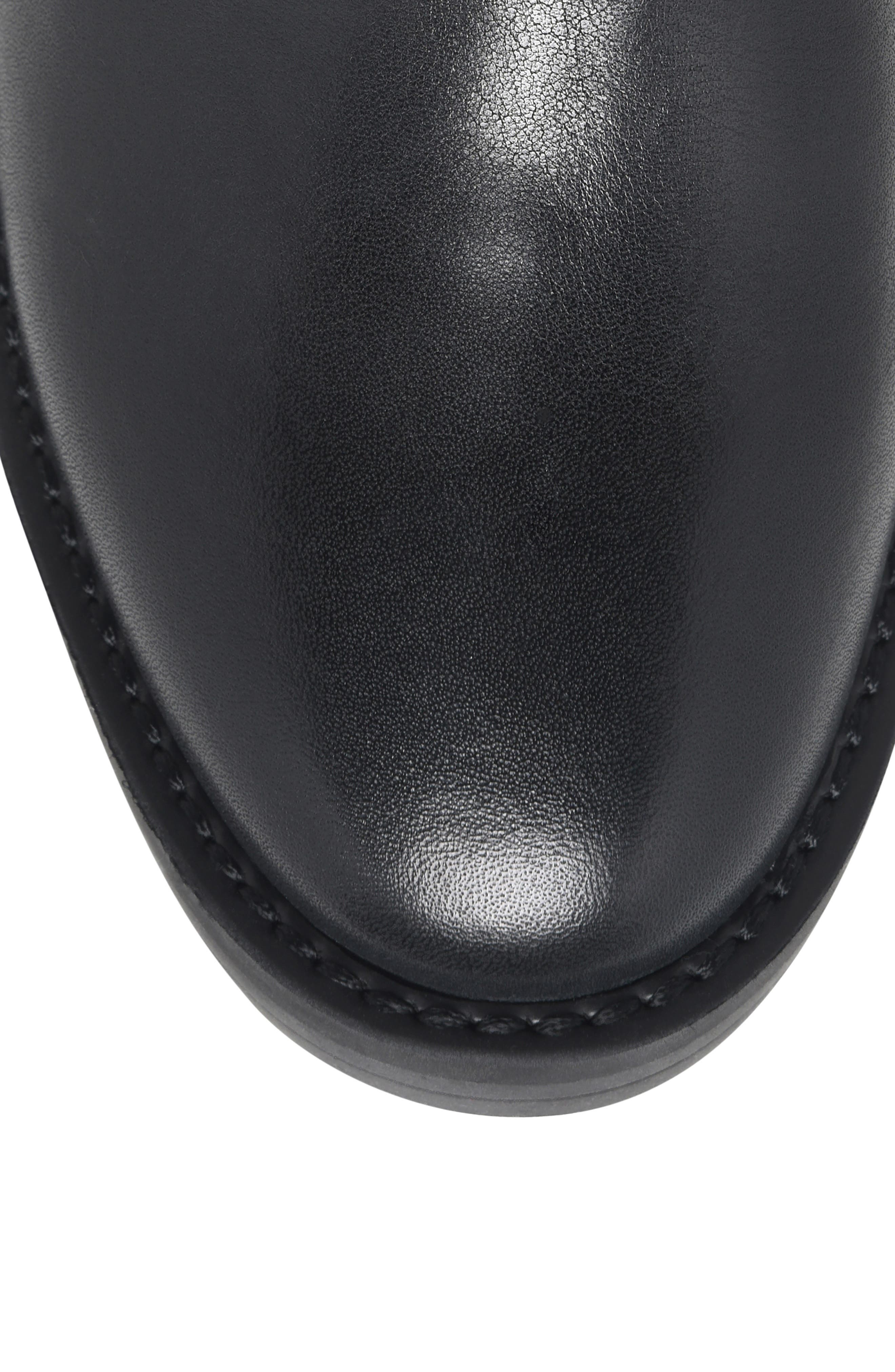 Samantha II Water Resistant Knee High Boot, Alternate, color, BLACK