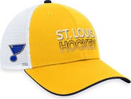 FANATICS Men's Fanatics Branded Gold St. Louis Blues Authentic Pro Rink Trucker Adjustable Hat