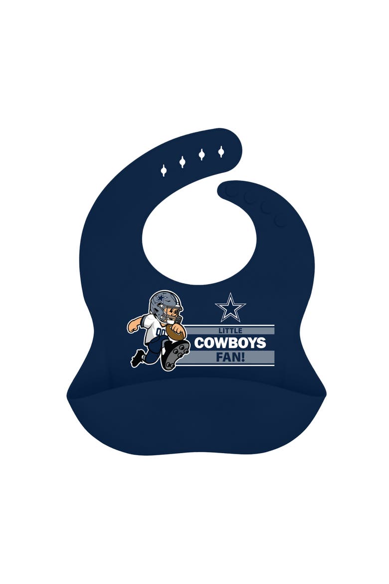 Dallas Cowboys - NFL Silicone Bib, Main, color, Navy