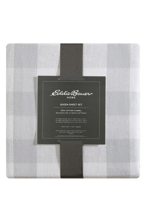 Eddie Bauer Lakehouse Plaid Sheet Set In Dark Grey
