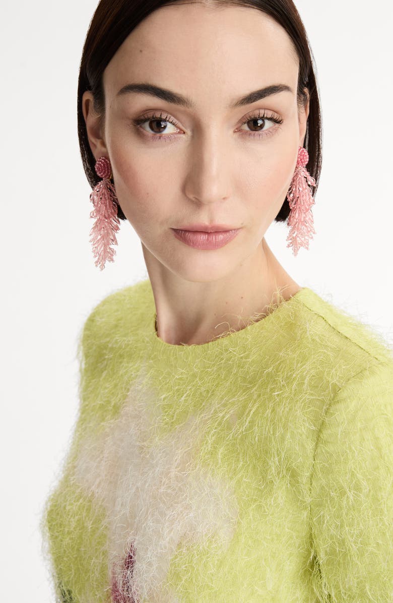 Oscar de la Renta Cluster Tassel Earrings, Alternate, color, 