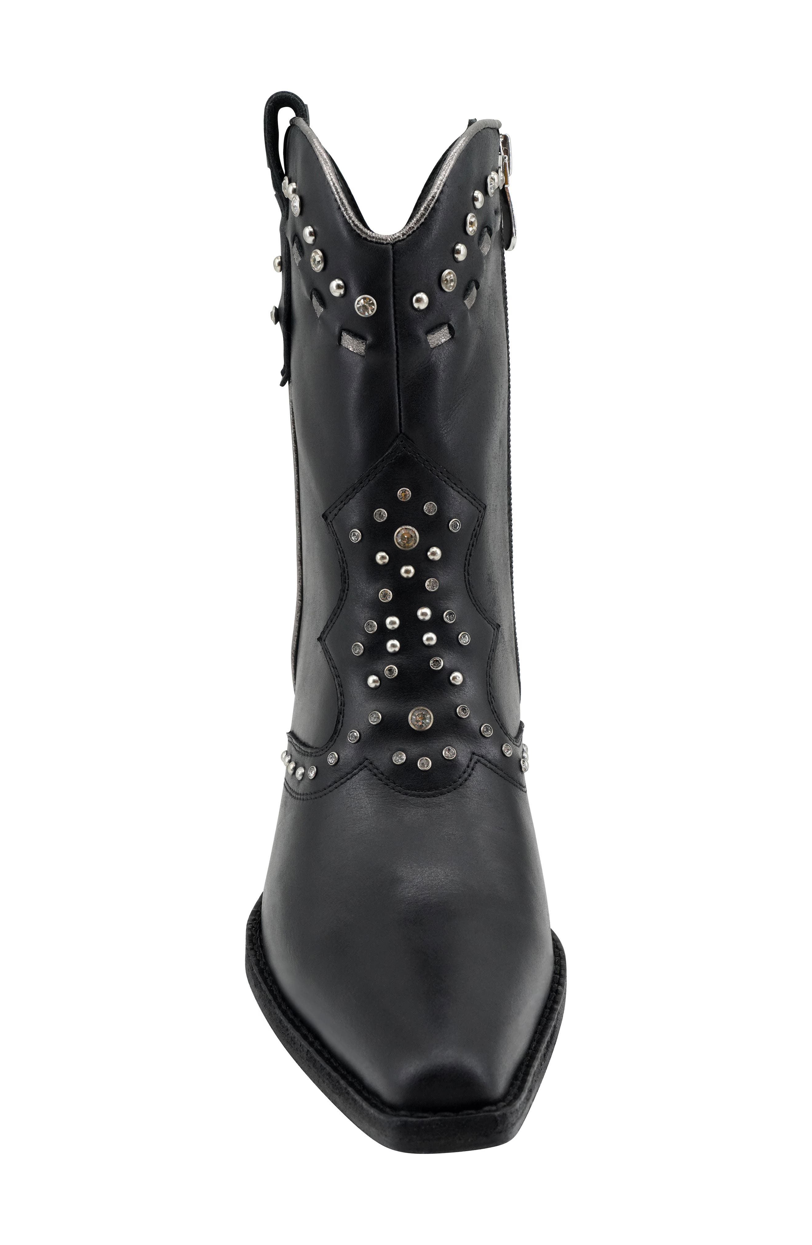 ZIGI Angola Studded Western Boot, Alternate, color, 