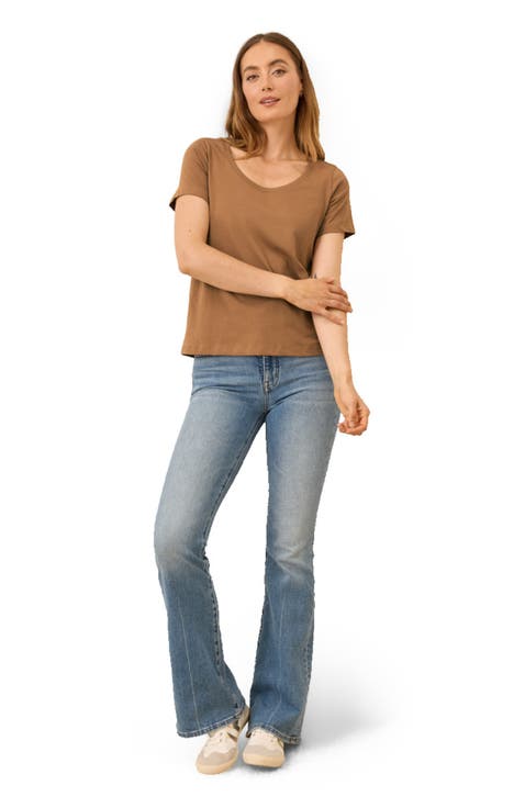Organic Cotton Softspun Scoop Neck Tee