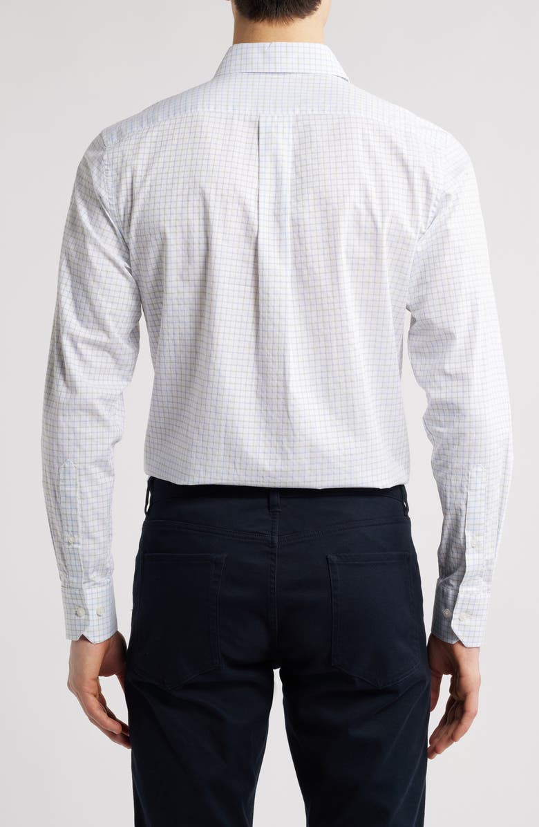 Scott Barber Jacquard Windowpane Button-Down Shirt, Alternate, color, 